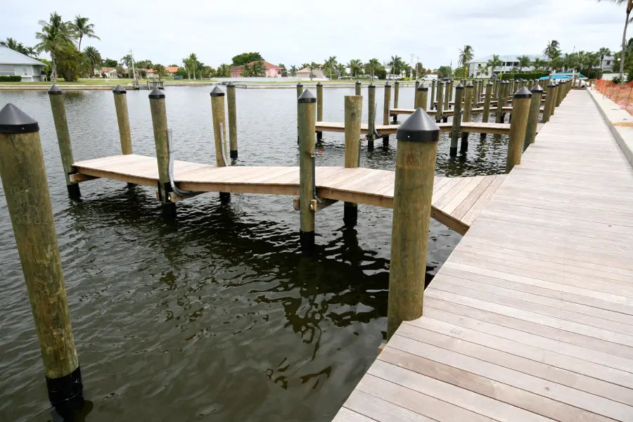 ipe deck boards used for dock and pier