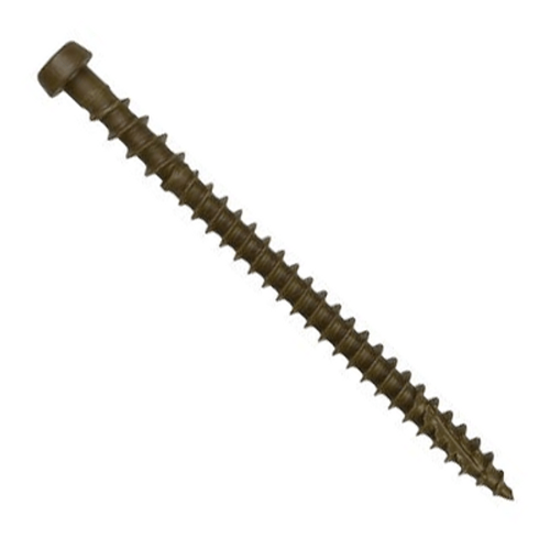 Simpson Strong-Tie DCU composite deck screw in Brown 01