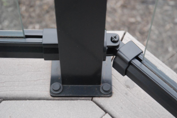 Century Aluminum Railing - Swivel Brackets for Deck Angles w/ Fasteners