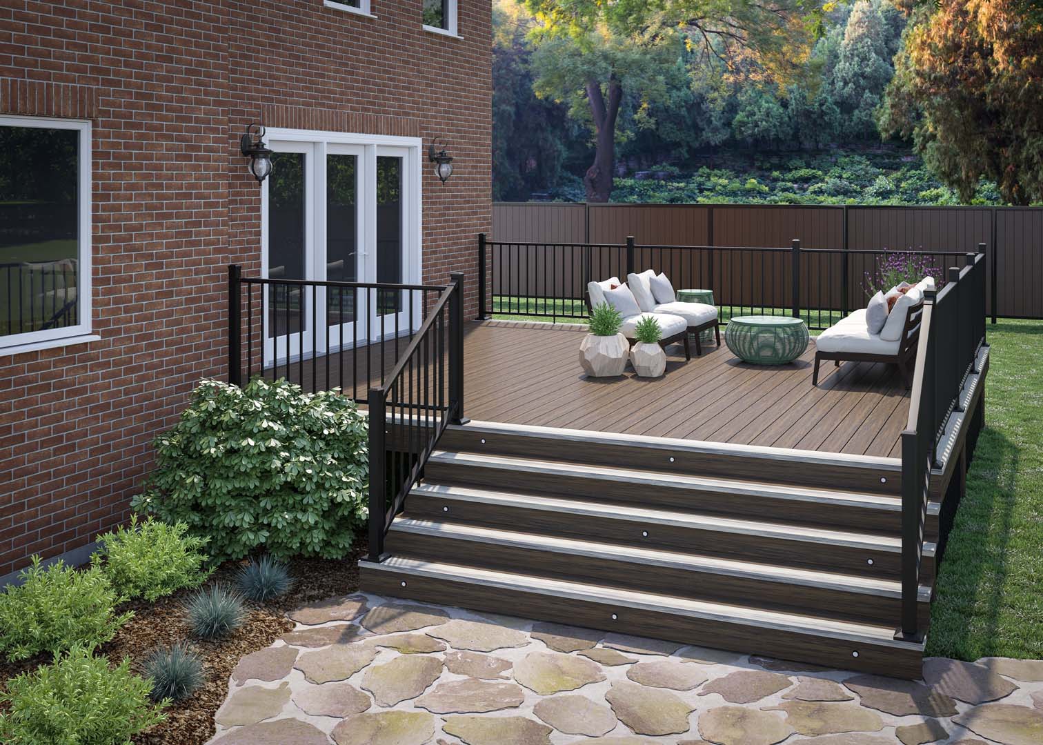 Deckorators Aluminum Rapid Rail Kits with Square Balusters – The