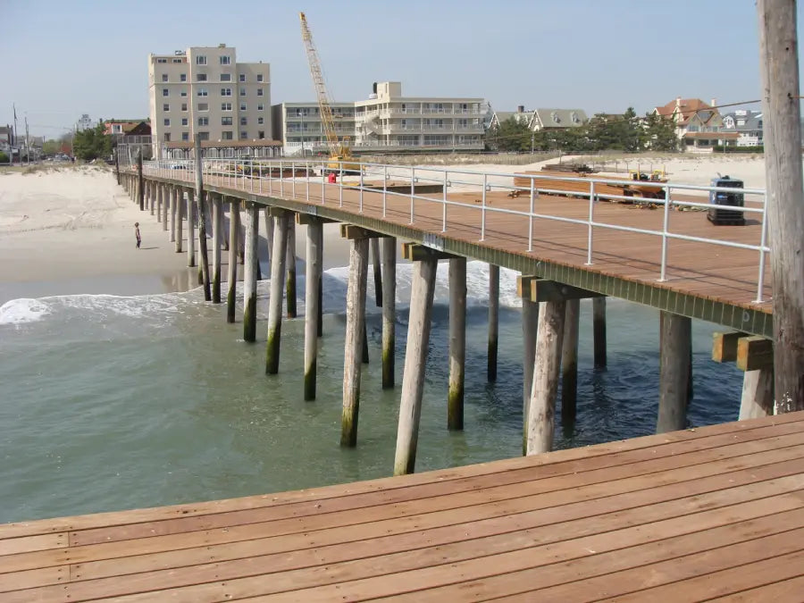 ipe decking used at a dock in NJ
