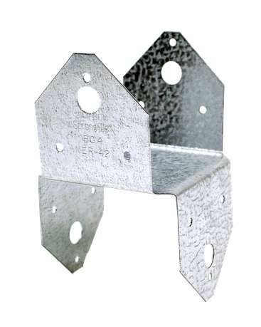 Simpson Strong-Tie BC4 post cap and base, galvanized