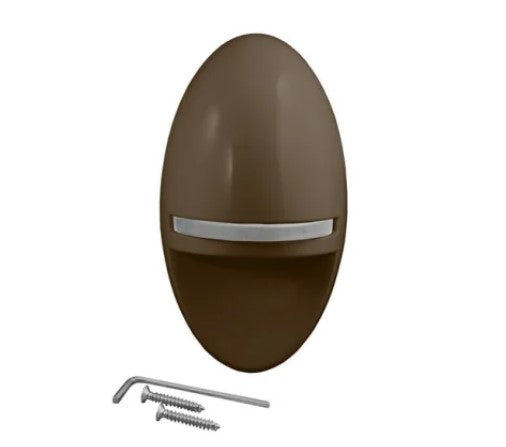 TimberTech LED accent light in Architectural Bronze with mounting hardware