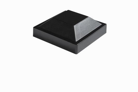 TimberTech Fulton Rail black pyramid post cap