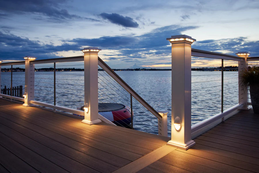 timbertech lighted island cap