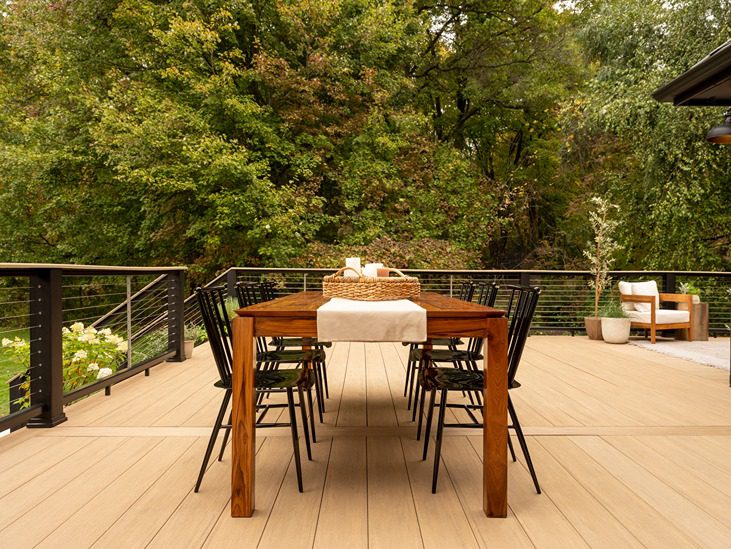 TimberTech Advanced PVC Harvest Wide Board | Deck Store – The Deck