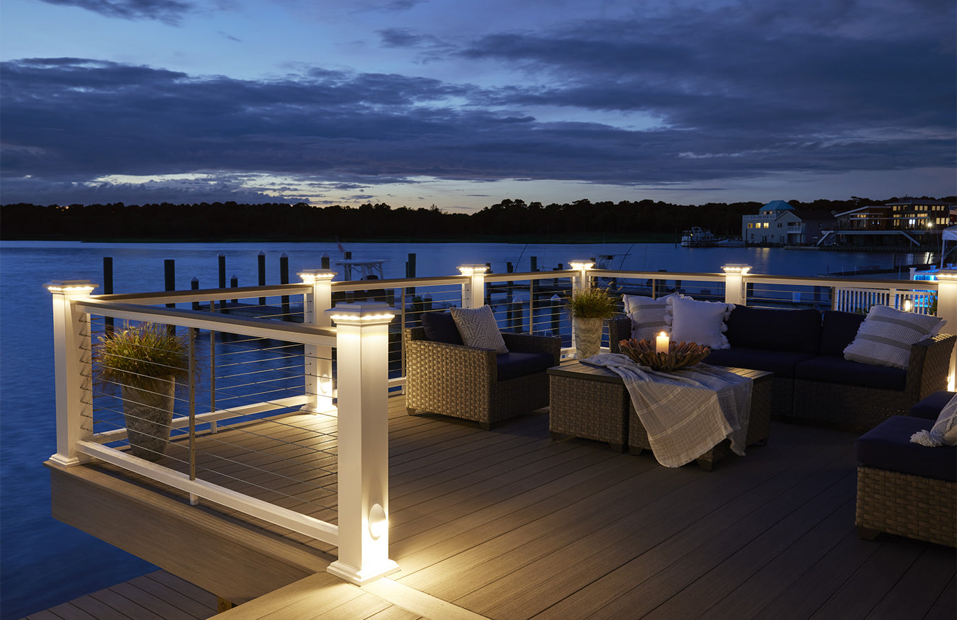 timbertech pvc coastline railing deck