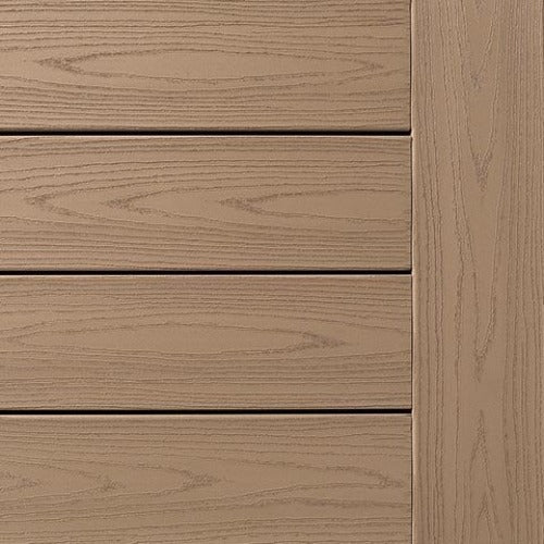 TimberTech Harvest Collection decking in Brownstone, color swatch