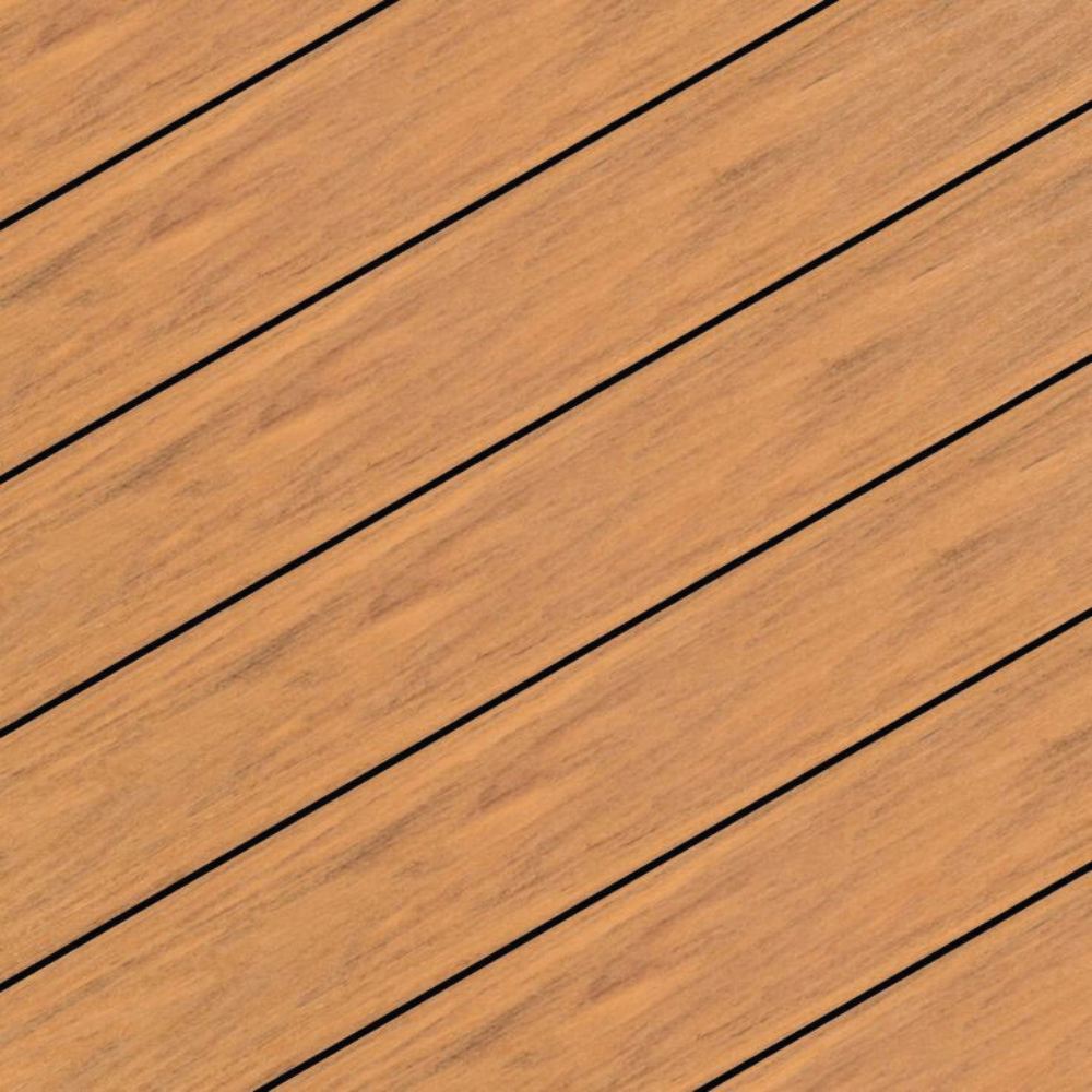 Wolf Serenity decking in Teakwood, color swatch