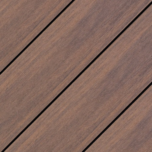Wolf Serenity decking in Rosewood, color swatch