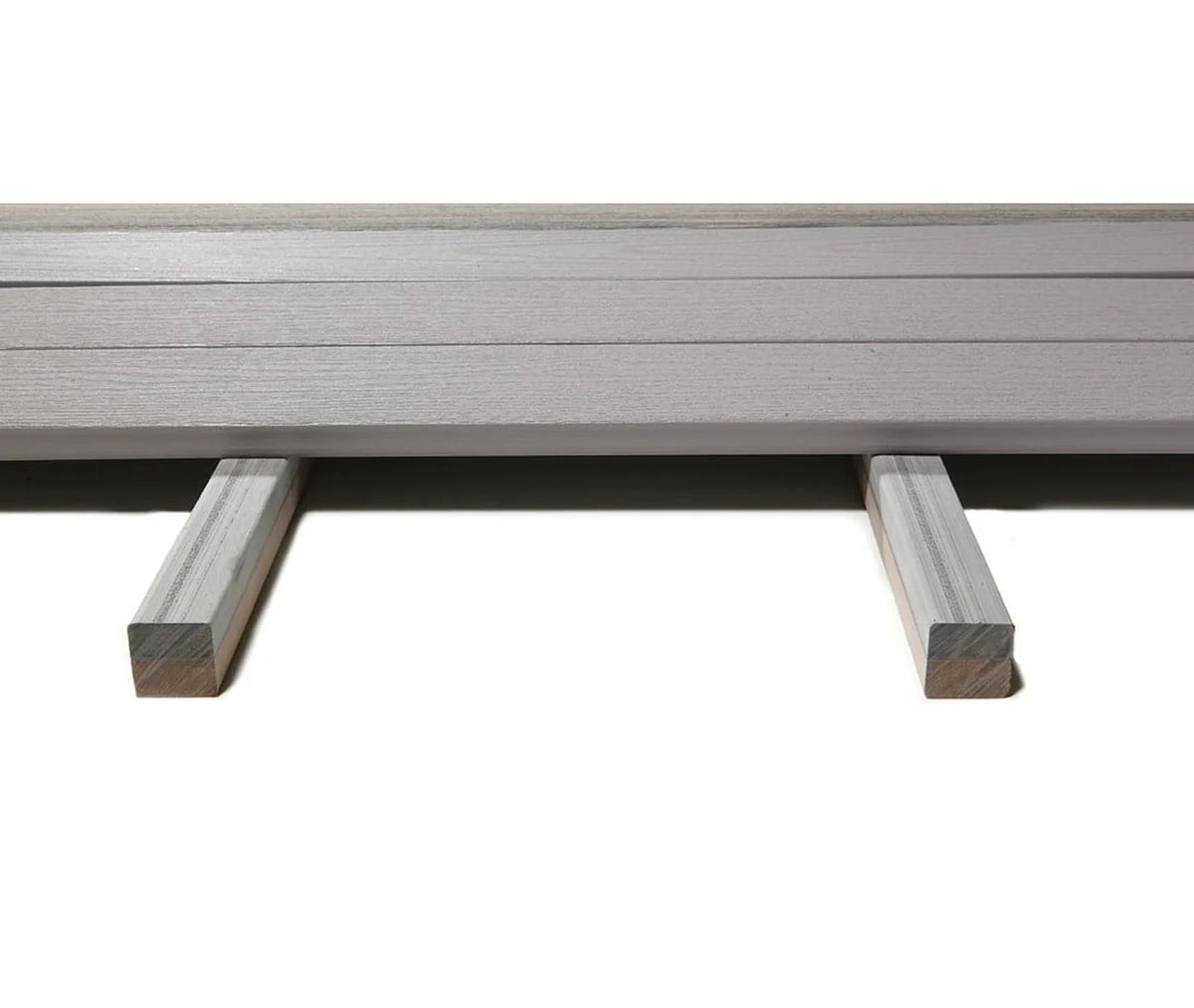 Deckorators sleeper system with deck boards resting on sleepers