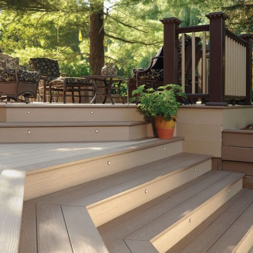 TimberTech Advanced PVC Harvest Collection Fascia & Riser Board