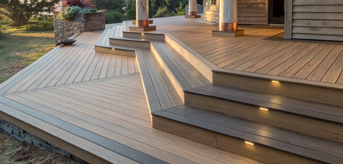 deck stair lighting