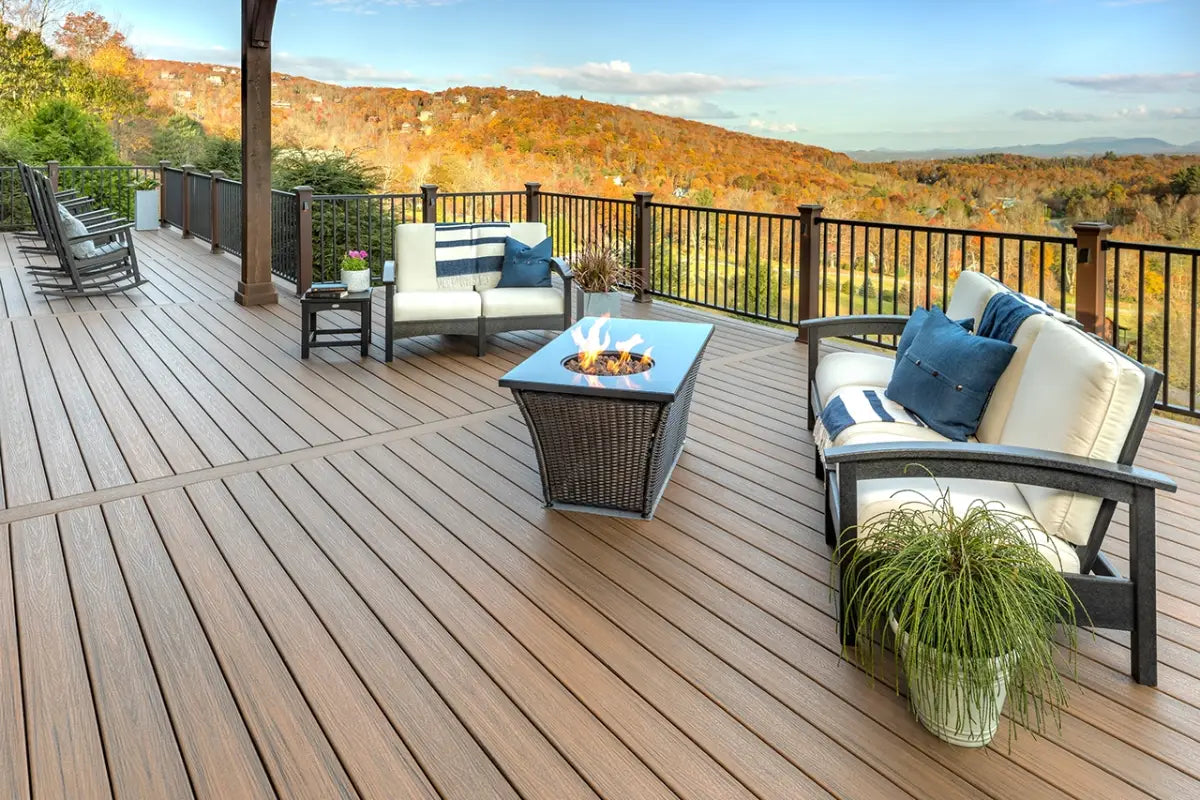 Maintaining a beautiful composite deck in the fall