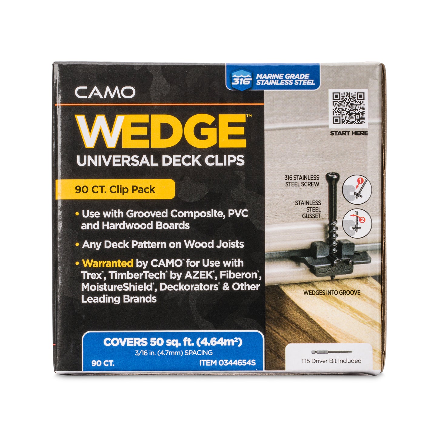 CAMO WEDGE Universal Deck Clips