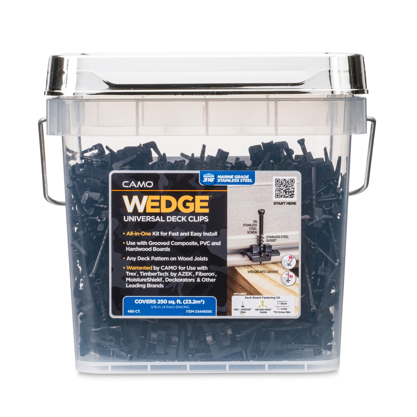 CAMO WEDGE Universal Deck Clips