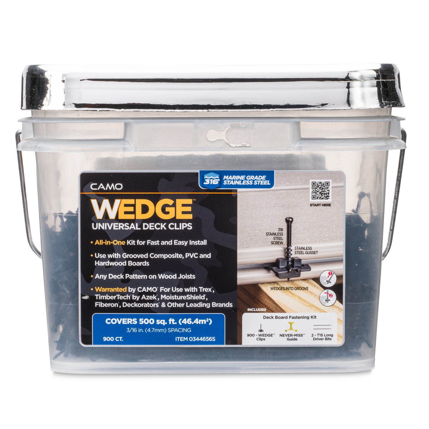 CAMO WEDGE Universal Deck Clips