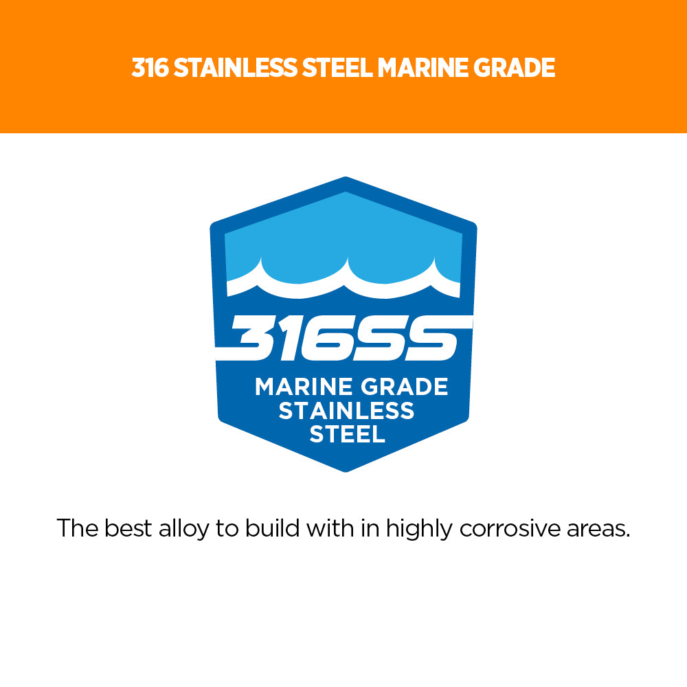 CAMO 316 Stainless Steel Color Match Deck Screws