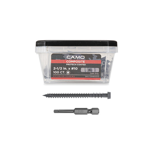 CAMO Epoxy Coated Color Match Composite Deck Screw