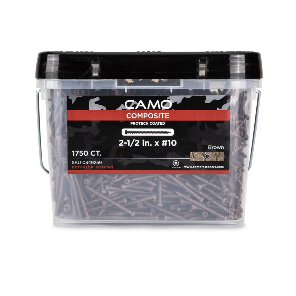 CAMO Epoxy Coated Color Match Composite Deck Screw