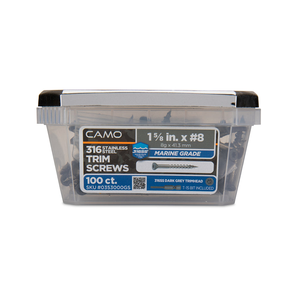 CAMO 316 Stainless Steel Color Match Deck Screws