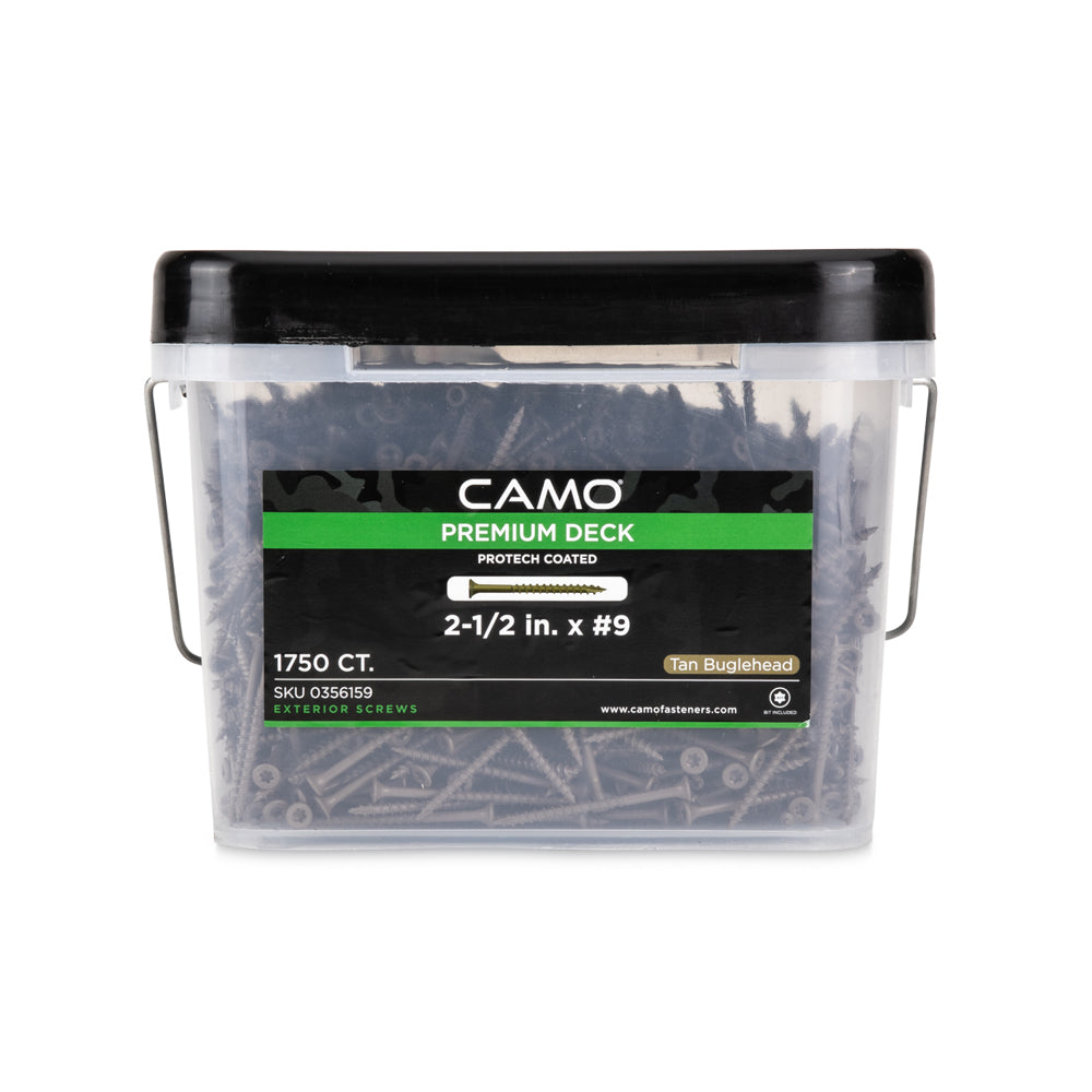 CAMO Epoxy Coated Color Match Composite Deck Screw