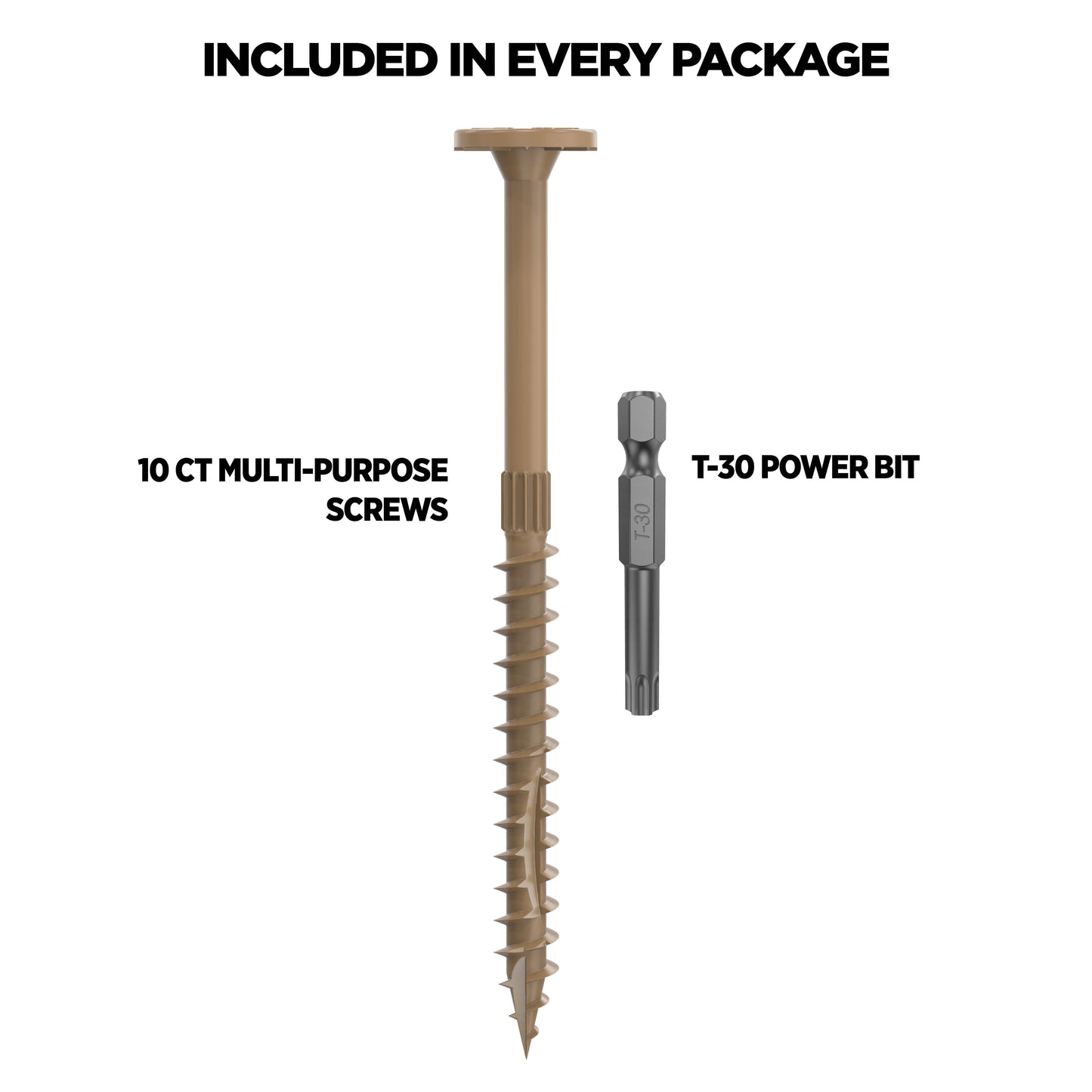 CAMO Structural Multipurpose Flat Head Screws