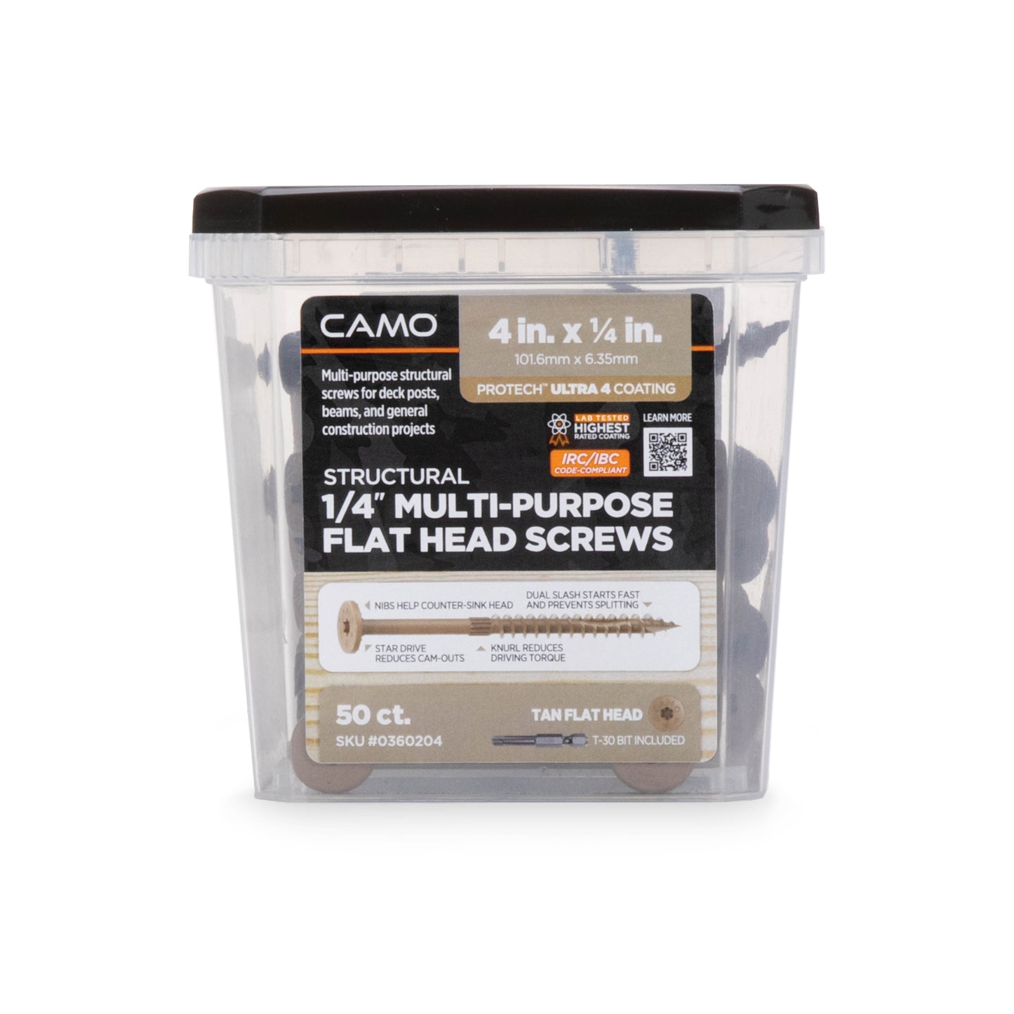 CAMO Structural Multipurpose Flat Head Screws