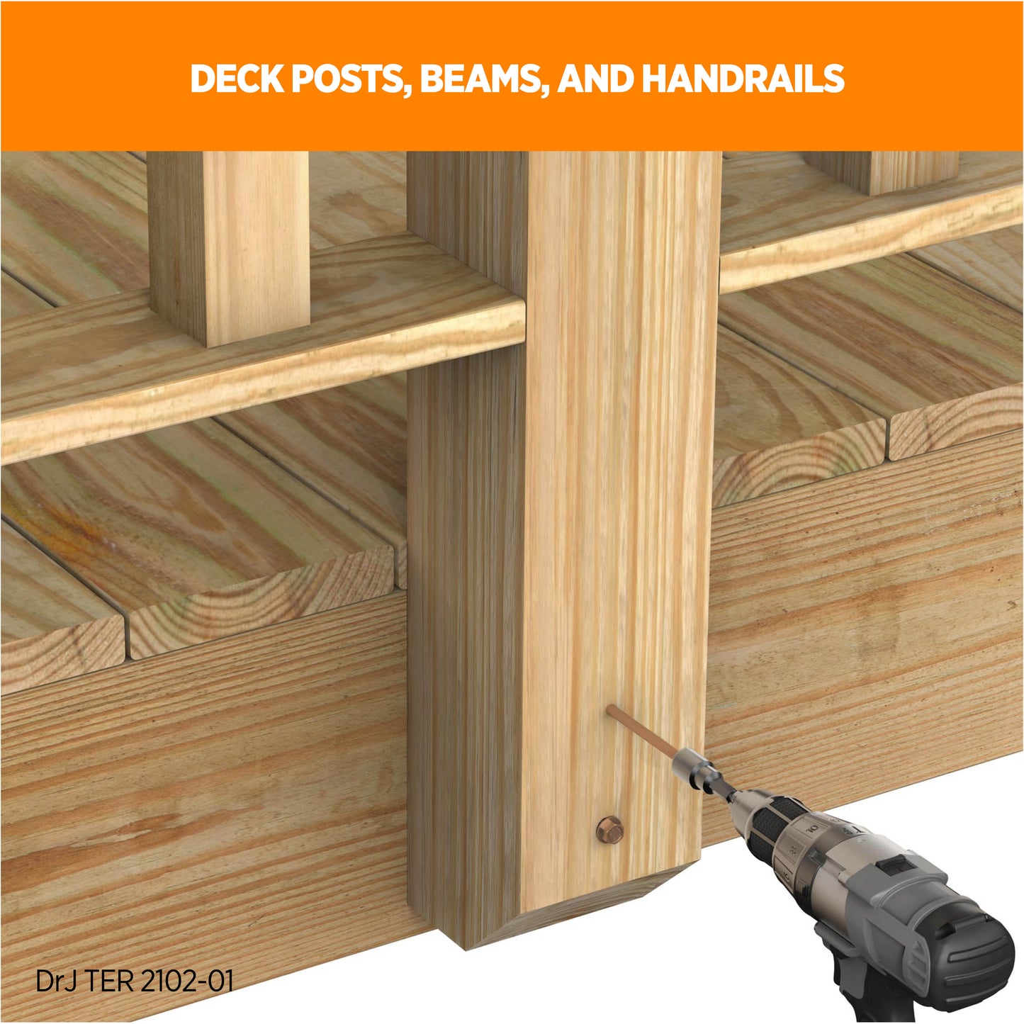 CAMO Structural Multipurpose Hex Head Screws