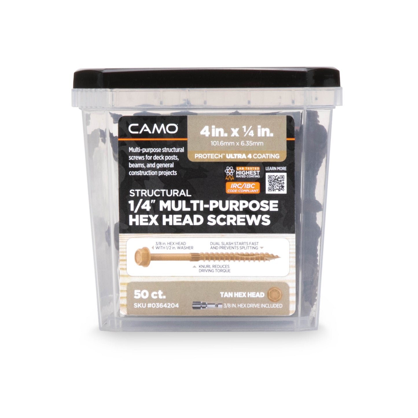 CAMO Structural Multipurpose Hex Head Screws