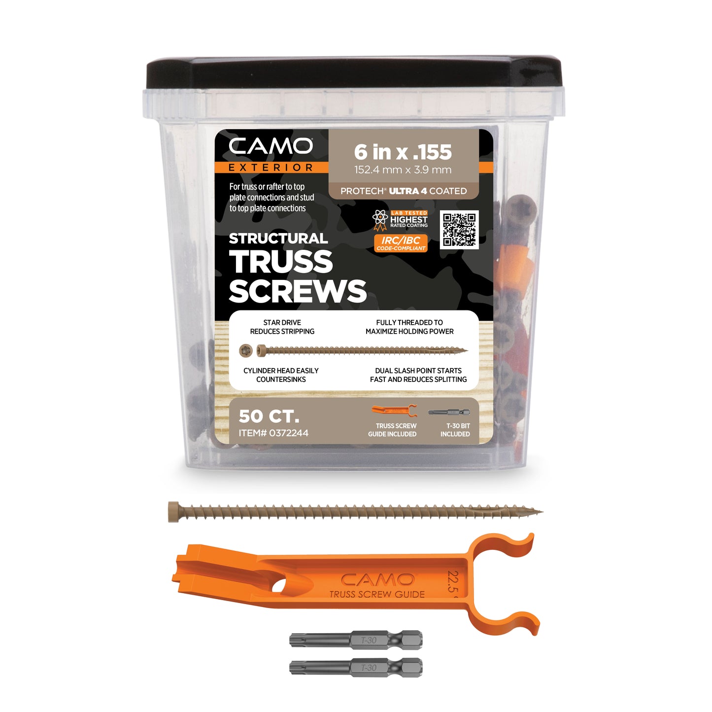 Camo Structural 6" Truss Screw