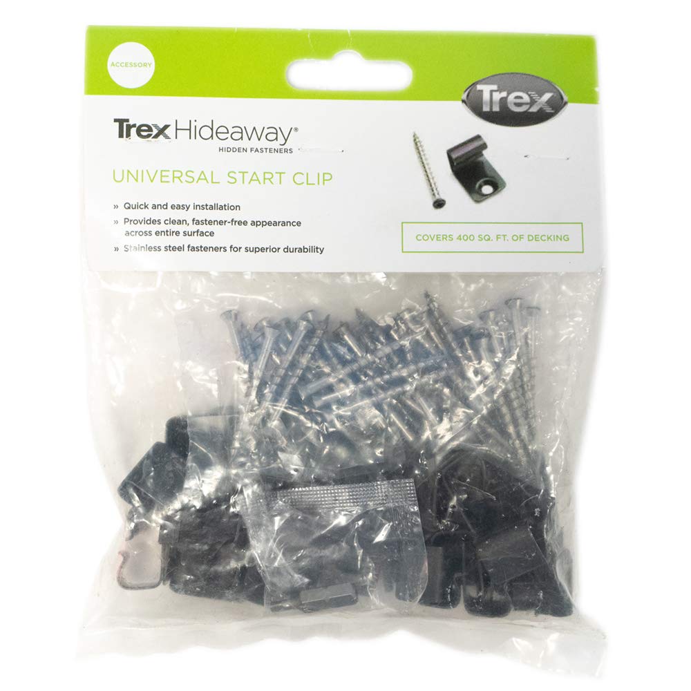 TREX Hideaway Starter Clips: 36pc Bag