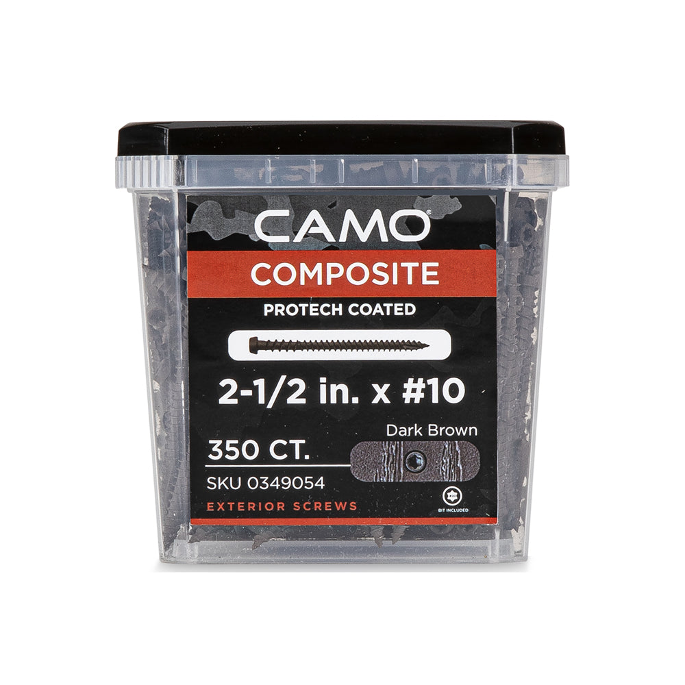 CAMO Epoxy Coated Color Match Composite Deck Screw