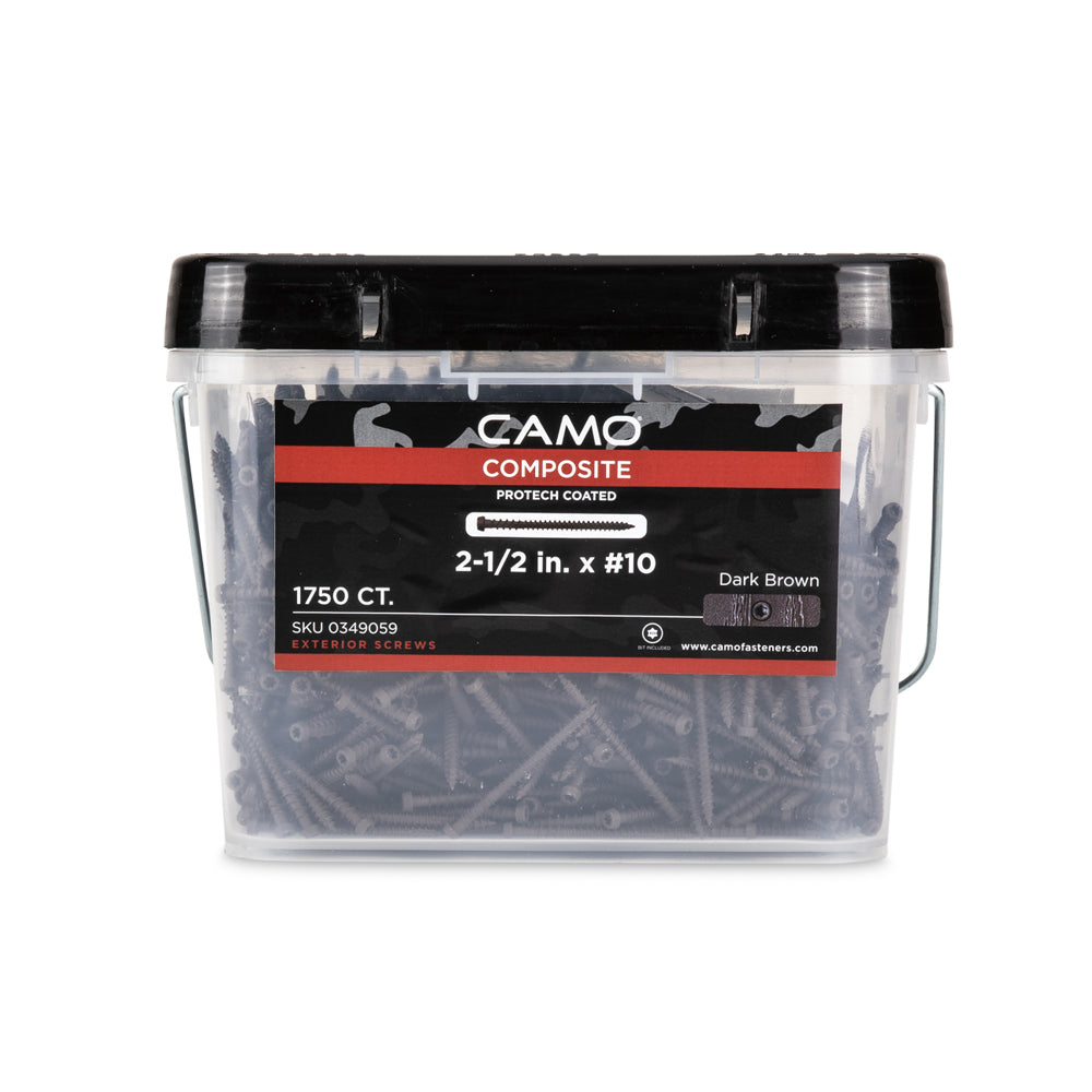 CAMO Epoxy Coated Color Match Composite Deck Screw