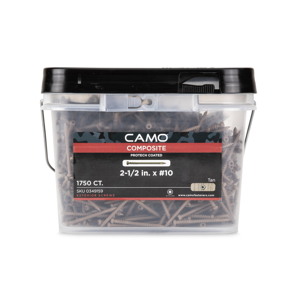 CAMO Epoxy Coated Color Match Composite Deck Screw