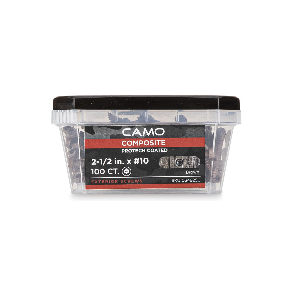 CAMO Epoxy Coated Color Match Composite Deck Screw