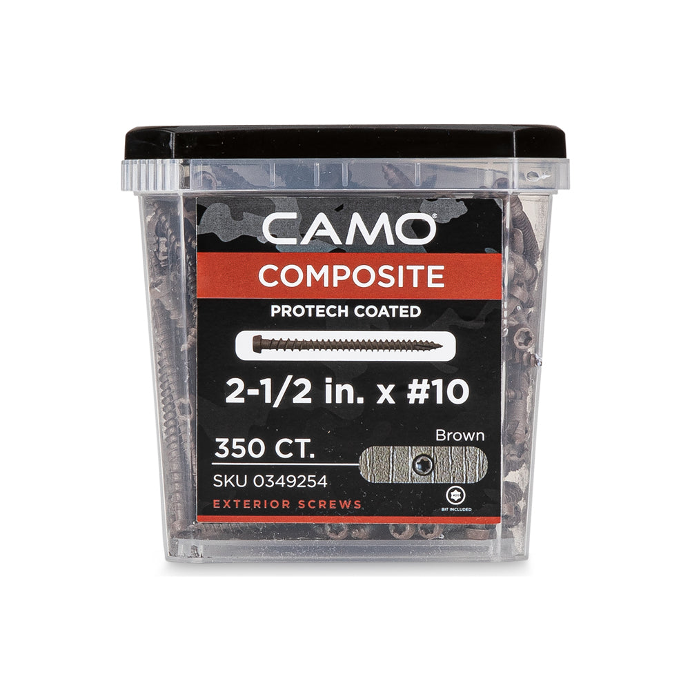 CAMO Epoxy Coated Color Match Composite Deck Screw