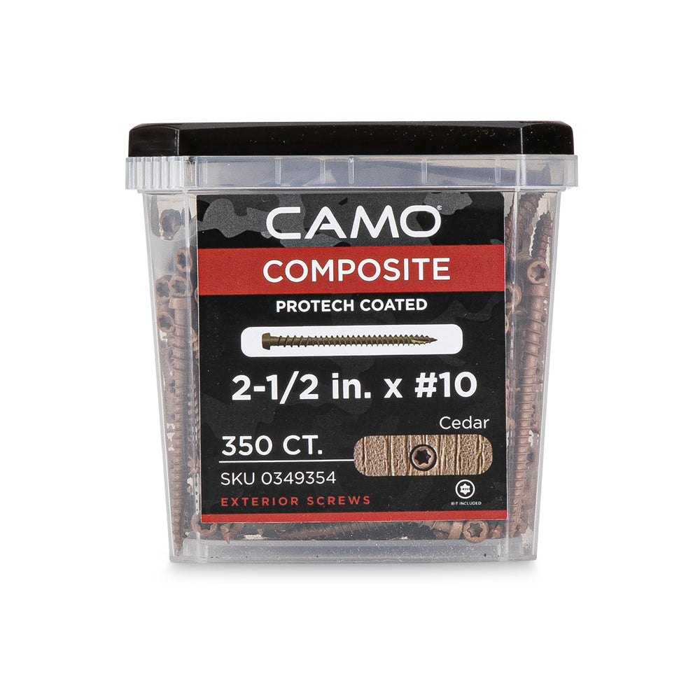 CAMO Epoxy Coated Color Match Composite Deck Screw