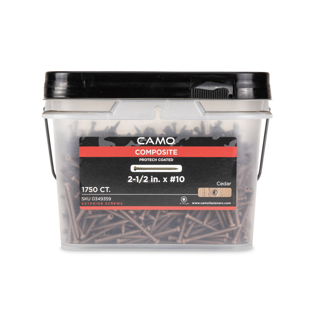 CAMO Epoxy Coated Color Match Composite Deck Screw