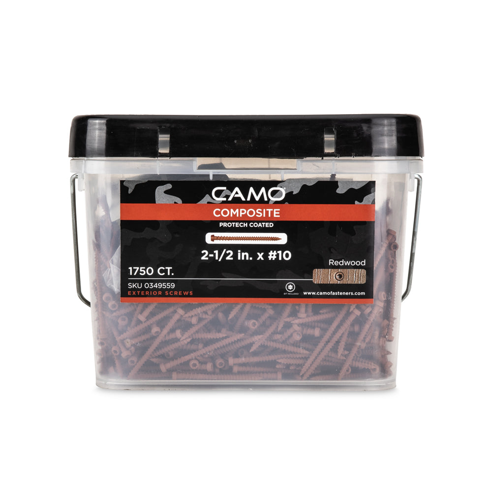 CAMO Epoxy Coated Color Match Composite Deck Screw