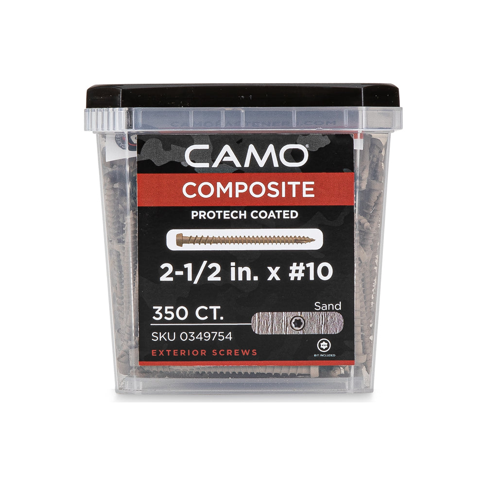 CAMO Epoxy Coated Color Match Composite Deck Screw