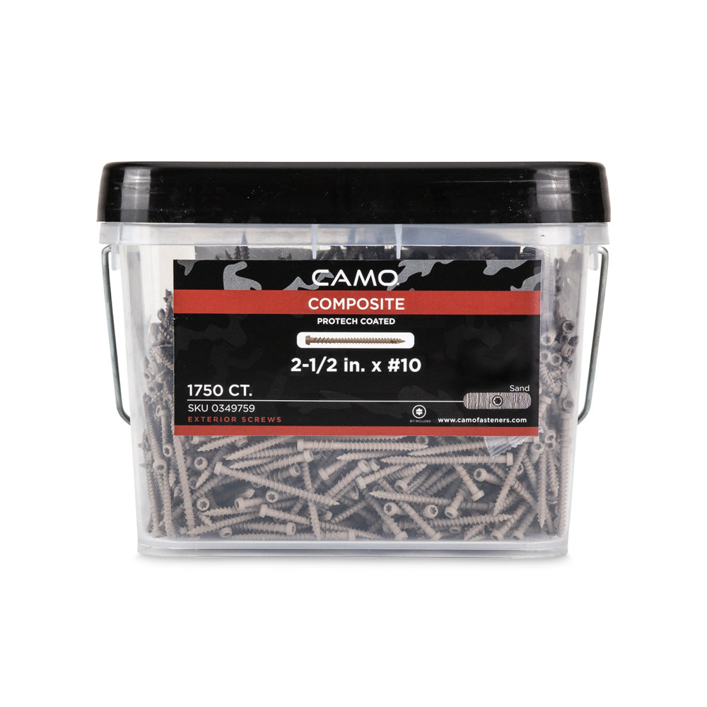 CAMO Epoxy Coated Color Match Composite Deck Screw