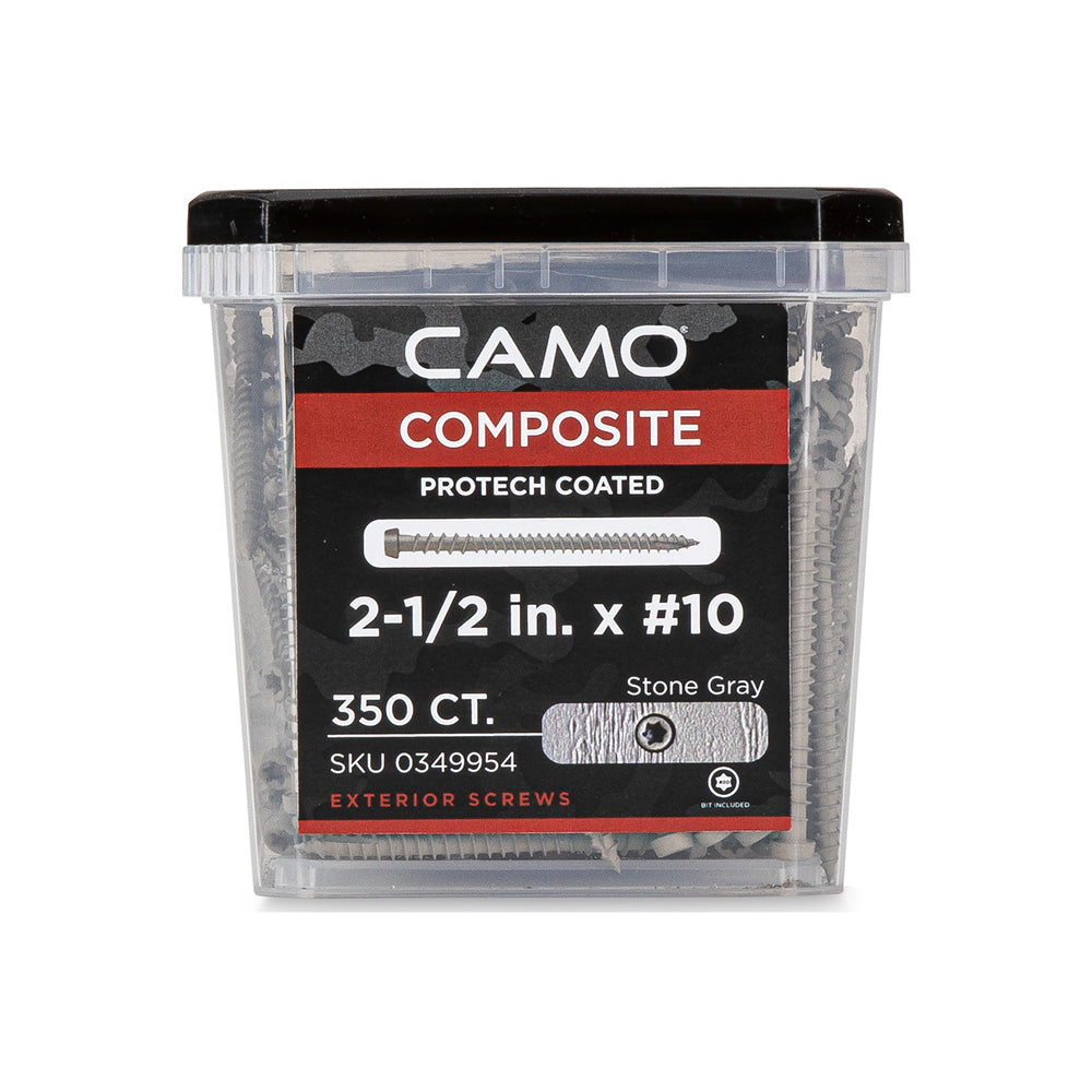 CAMO Epoxy Coated Color Match Composite Deck Screw