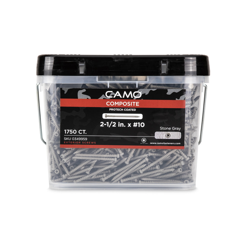 CAMO Epoxy Coated Color Match Composite Deck Screw