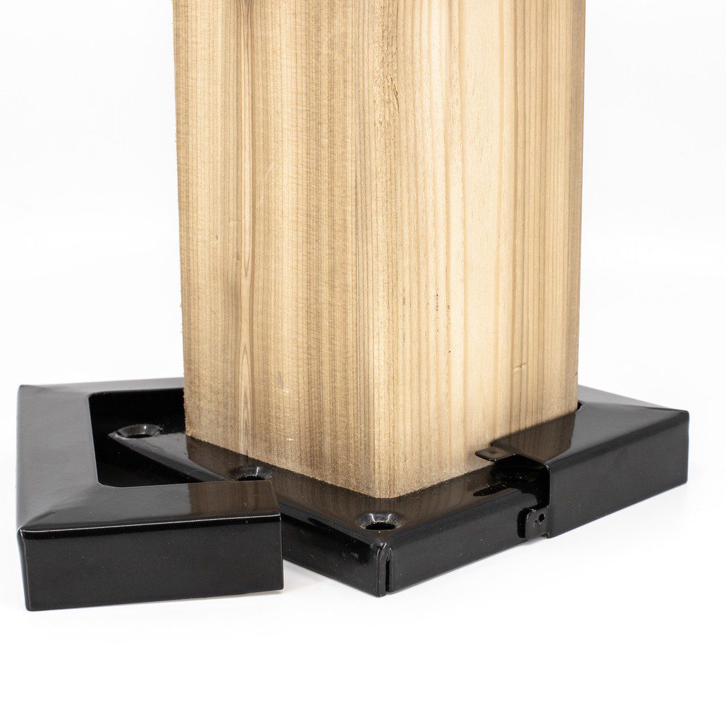 TITAN Metal Post Skirt for Wood Posts