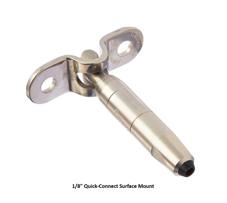 Feeney Railing - CableRail Fittings Cable Railing Feeney Fittings 1/8" Quick-Connect Surface Mount Pkg 