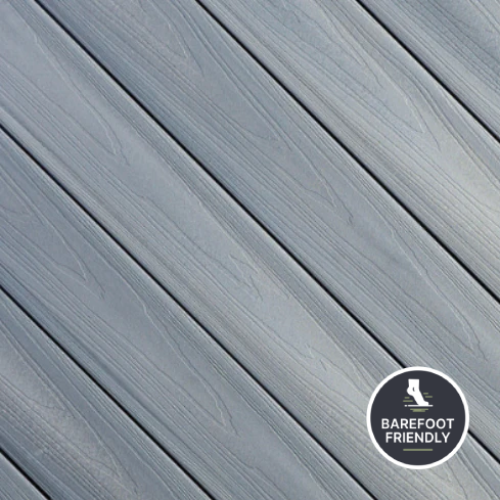 Fiberon Concordia Composite Deck Board - Horizon Series 1&quot; x 6&quot; Composite Decking Fiberon 12 ft Grooved Edge Castle Grey