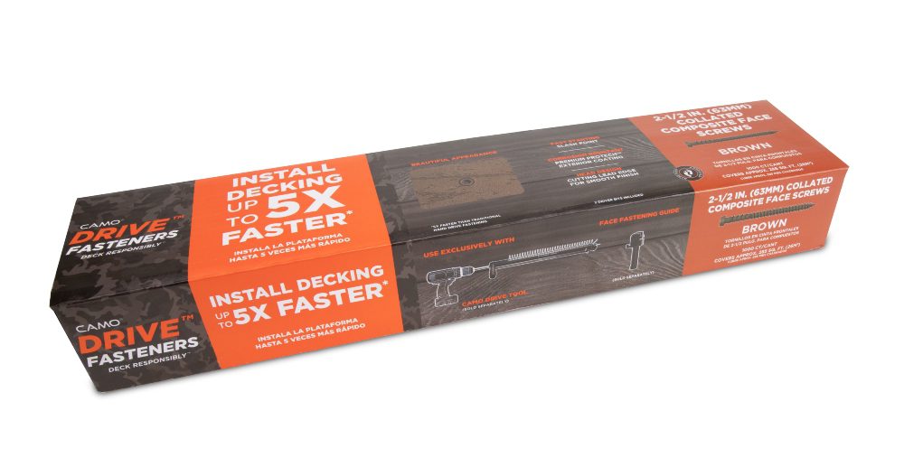 CAMO DRIVE Collated Face Screws for Composite Decking