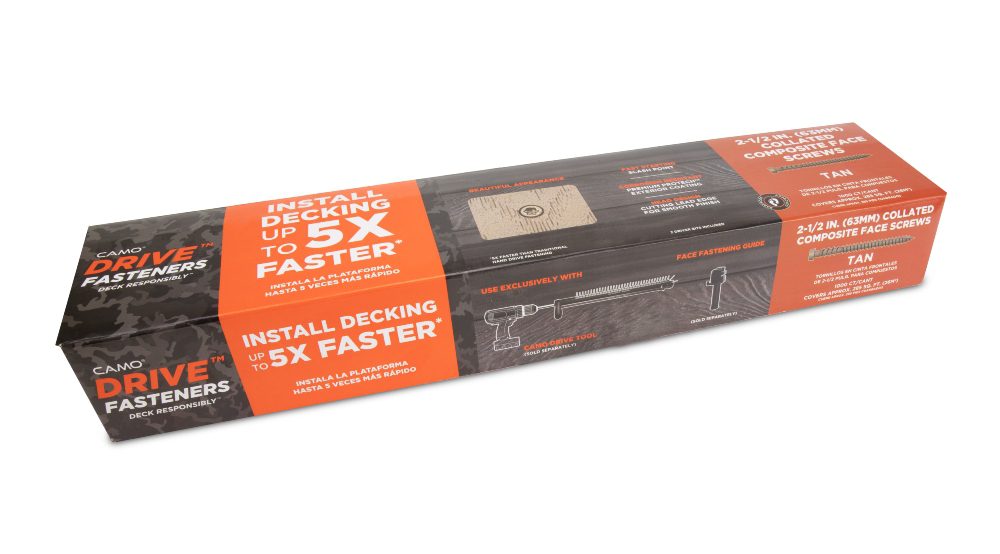 CAMO DRIVE Collated Face Screws for Composite Decking
