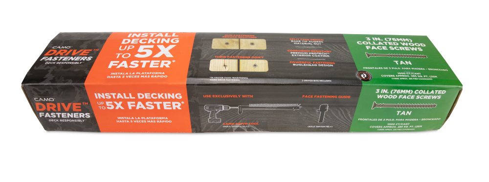 CAMO DRIVE Collated Face Screws for Pressure Treated Decking